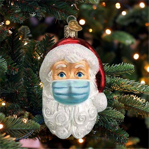 Juldekorationer Santa Bär En Mask
