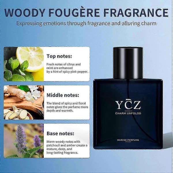 YCZ Eau de Toilette for menn 50ML[dt] 2pc
