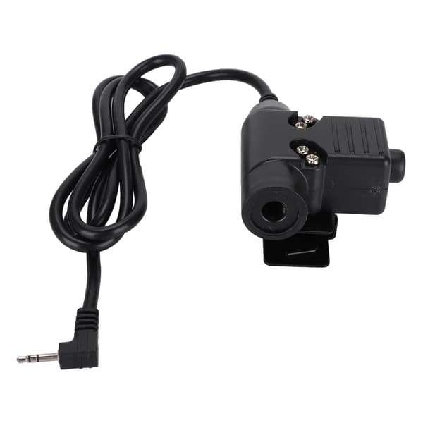 PTT-kabel med hull, multifunksjonell 2,5 mm, kompatibel walkie-talkie
