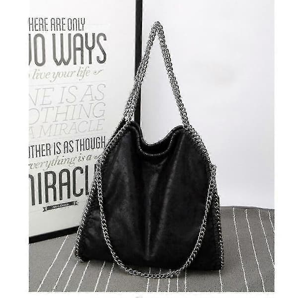 Dame Crossbody Tasker Mode Skuldertaske Kædetasker Mode Bærbare Kædevævede Håndtasker taupe
