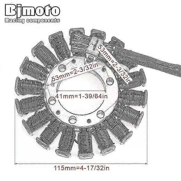 Anvend CBF 1000 Regulator Ensretter Statorspole Med Pakning Til Honda CBF1000 2006-2010 31120-MFA-D01 coil