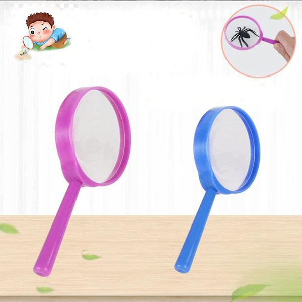 12 stycken plastförstoringsglas 6 PCS