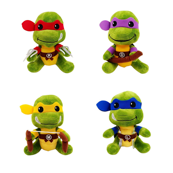 20cm Plysjdukke av Lilla Mutant Ninja Turtle