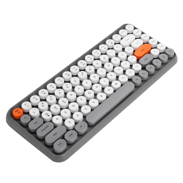 Ajazz 84 Tasters Retro Rund Tast Wireless Bluetooth Gaming Office Keyboard