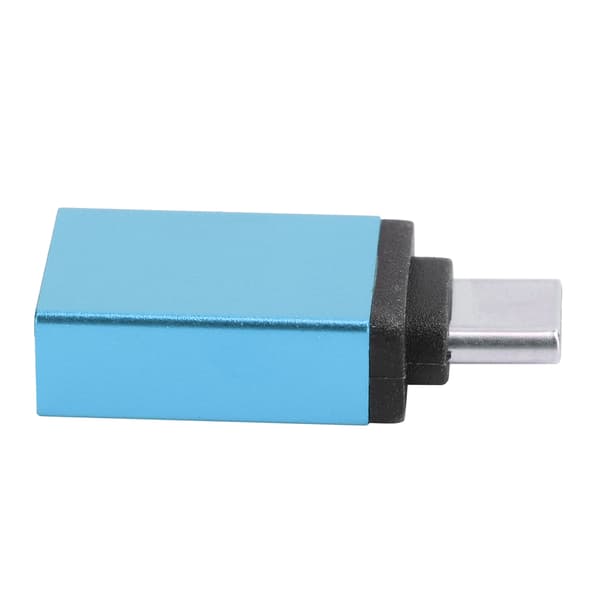 USB Type C Adapter Converter Hurtig Opladning til Mobiltelefoner Laptops Computere Søblå
