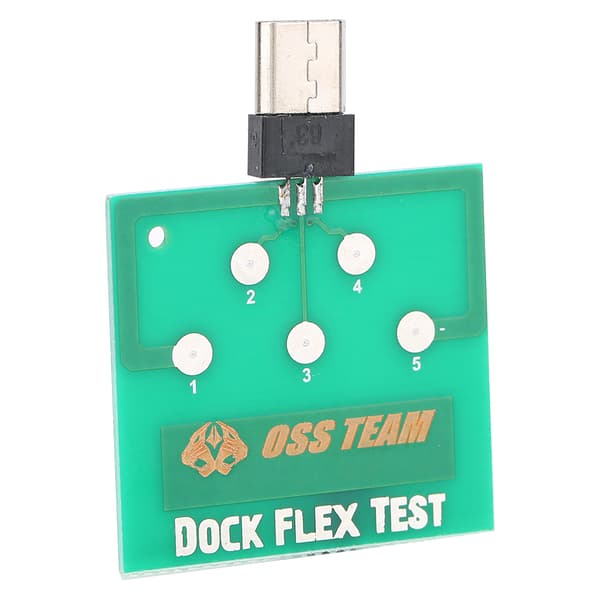 2 stk. Micro USB Test Board Opladningsdock Tester til Android Telefon Adskillelsesfri Detektion Hale Plug Batteri
