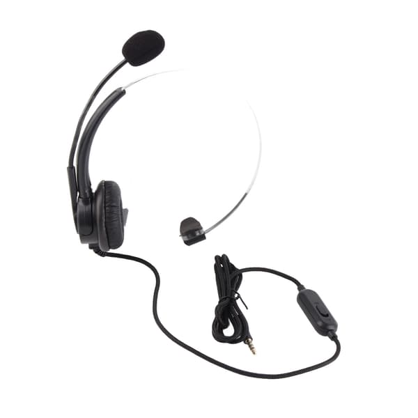 Trucker-headset med støyreduserende mikrofon og volumkontroll