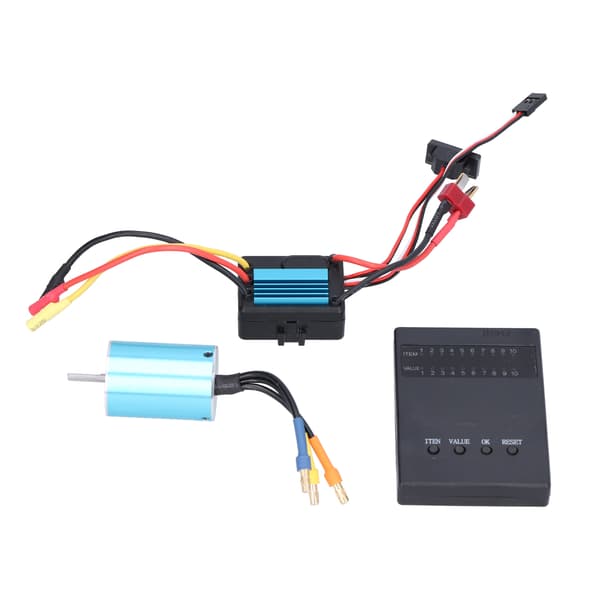 RC-bil 2838 3600KV 4P Sensorlös Borstlös Motor + 35A Borstlös ESC + Programmeringskort