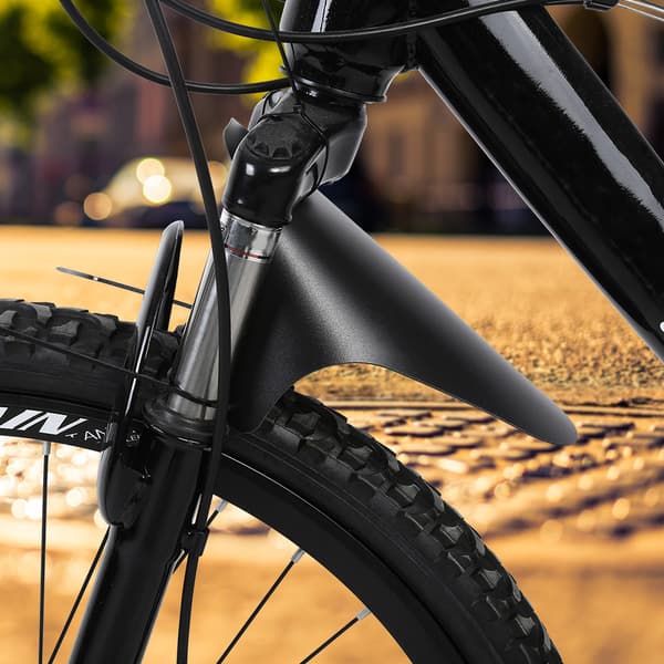 Mountainbike For- og Bagdæk Sort Mudguards Sæt Tilbehør