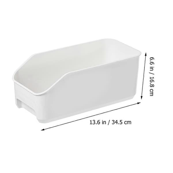 Kosmetik Organizer Opbevaringsboks til Husholdningsbrug Plastbeholder White