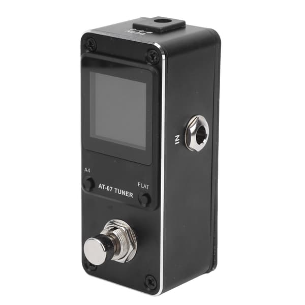 Aroma Elektrisk Gitarr Baspedal Stämapparat 430-450Hz True Bypass Switch Aluminiumlegering AT-07