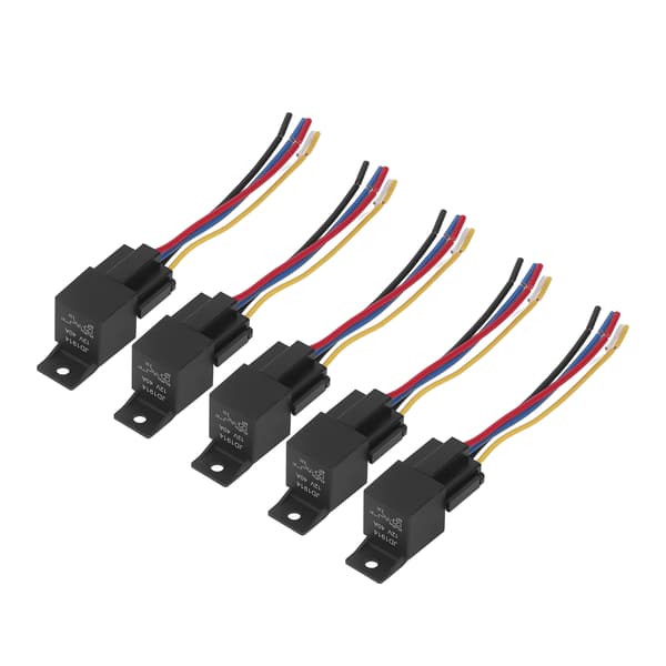 5-polet bilrelæ 12V 40A ABS-skal stabil forbindelse