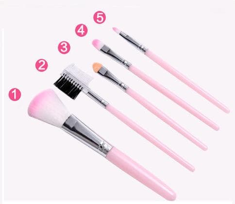 【DENGTU】Makeupbørstesæt i 5 dele - Makeupbørste 5 stk. Makeupbørster