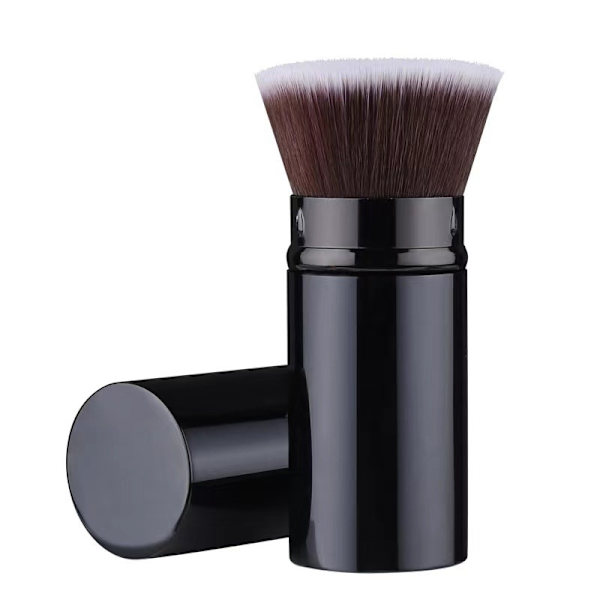 Högkvalitativt bärbart mini-infällbart sminkverktyg för rougeborste Flat head brush