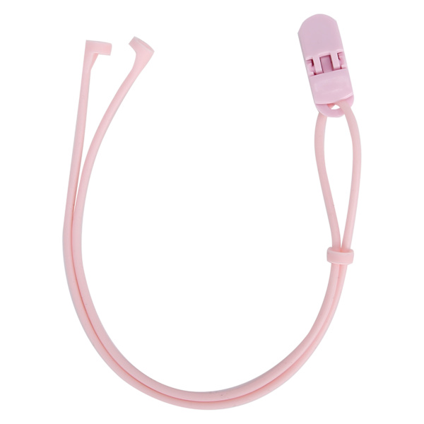 HT Cross-Border Operations Expert: Pink Silicone Elastic Clip Rope Lanyard til børns BTE høreapparater Pink