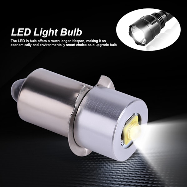 Kirkas 3W 6–24V P13.5S LED-hätätyövalon vaihtolamppu ja taskulamppu
