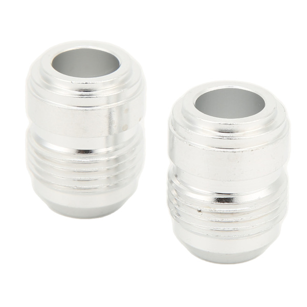 2 stk. AN10 Aluminiumlegering Han Billet Svejs i Studs Rørfitting Universal til Bil