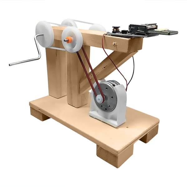 DIY Håndsving Generator Kit Pædagogisk Håndværkslegetøj til Børn