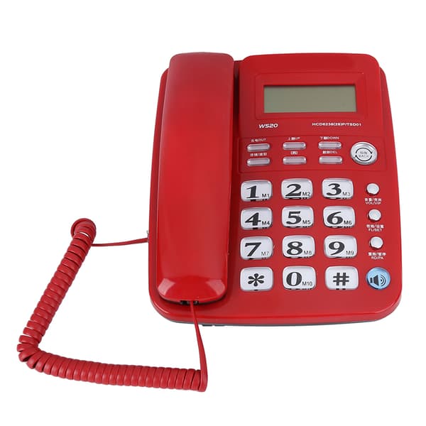 Kontor Affärs Telefon Fast Telefonlinje Nummerpresentation Hands Free Samtal