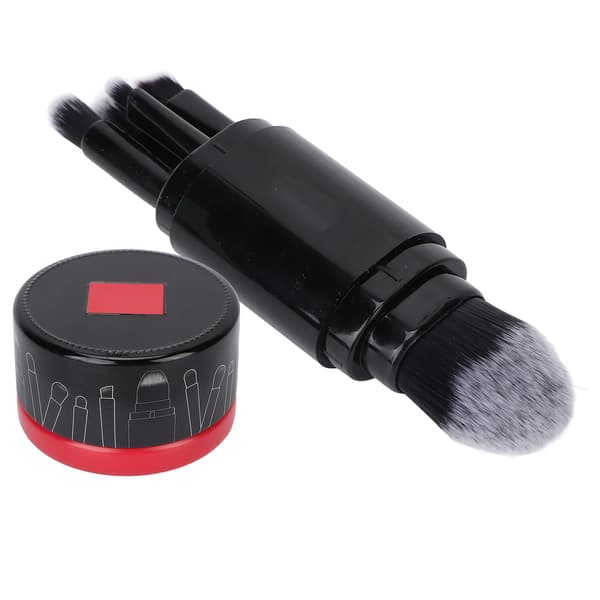 【DENGTU】5 professionelle makeupbørster til rejser med renseboks
