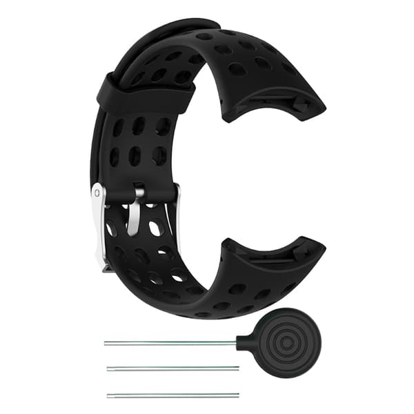 Suunto M1 M2 M4 M5 Silikoni Älykellon Ranneke Musta