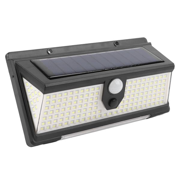 Solar Sensor Vegglampe 3 Moduser Bevegelsesdeteksjon Vanntett Utendørs Solcellelampe