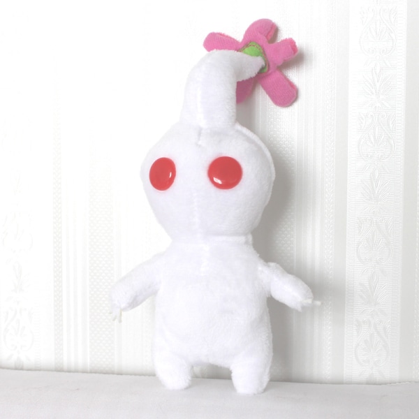 18 cm Pikmin Plush Bud Leaf Mjuk fylld docka white flowers 18CM