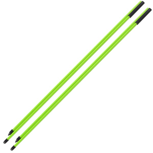 Fiberglas Golf Alignment Sticks 2 Sektioner Vikbara Golfriktningsindikatorstavar Hjälp Grön