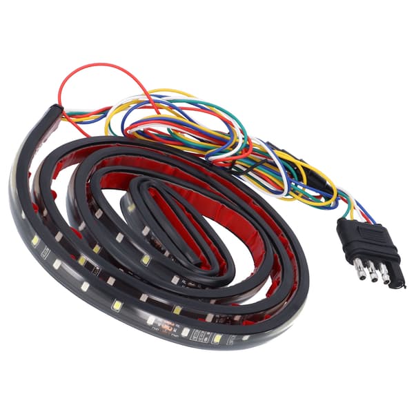Vanntett 60 tommers LED-lysstripe 5 moduser Hvit Rød Lastebil Seng Belysning
