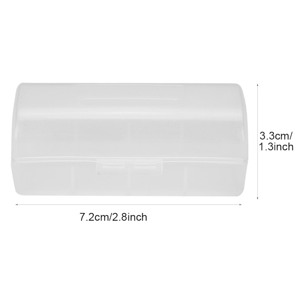 Vattentät 26650 Batteriförvaringsväska 2-pack