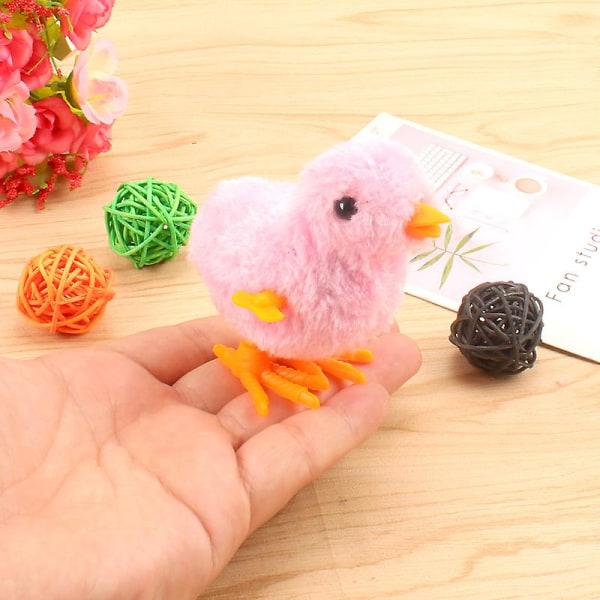 Wind Up Chicken Clockwork Toy Easter Egg Jumping Toys 3.15 x 2.36 inch