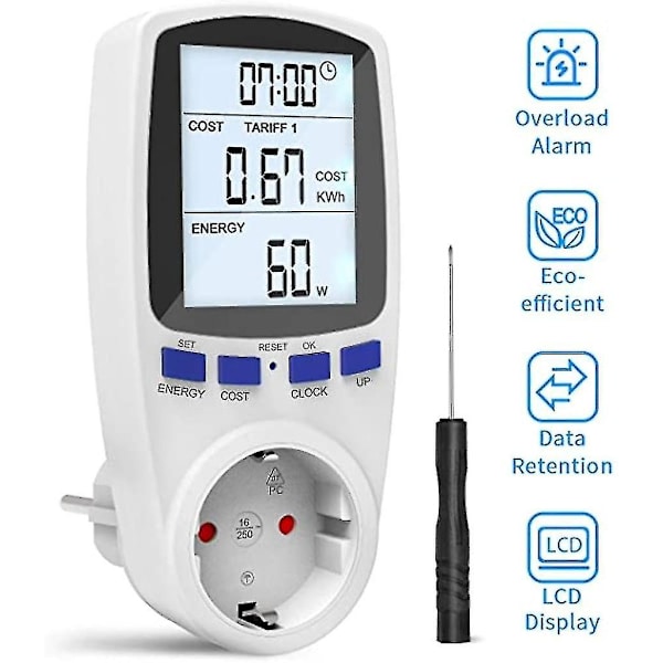 Elektrisk energimätning Multifunktionseffektmätare Power US PLUG