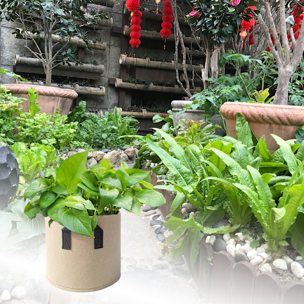 Filtposer er perfekte for balkonghagearbeid, ideelle for urter, blomster og et utvalg av planter.