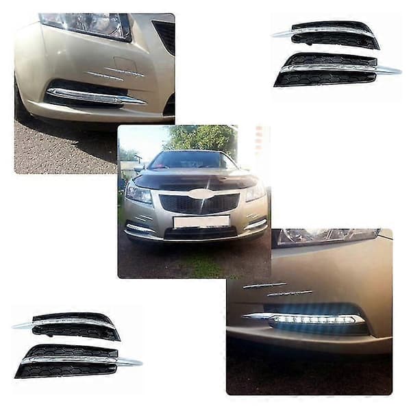 For Chevy Cruze 2009-2013 Led kjøre DRL tåkelysdeksel kjørelys