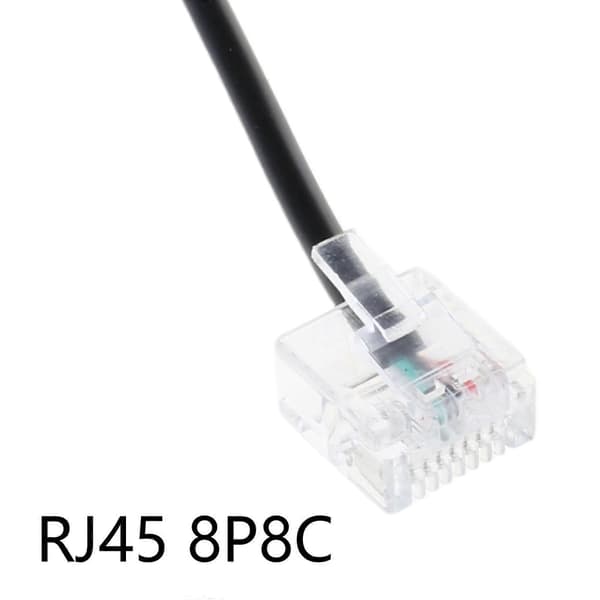 Netværk RJ45 til RJ11 konverterkabel, internet til telefonadapter, RJ45 til RJ11 konverteradapterkabel 35 cm Multicolor
