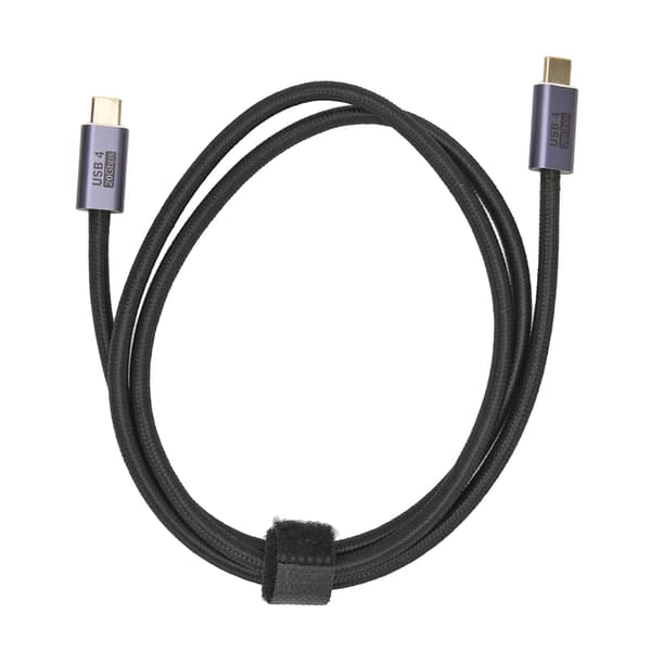 USB 4.0-kabel 20 Gbps høy hastighet 8K 60Hz PD100W Type C til Type C 100 cm