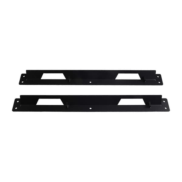Store monteringsbeslag til Toughbuilt Stacktech Fuld Bredde Monteringsfødder Monteringspladebeslag Klamper Black