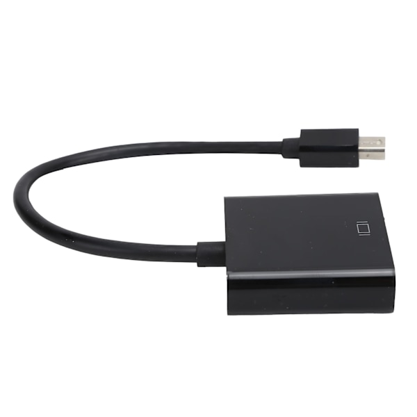 Mini DP uros - VGA naaras -sovitinkaapeli ThinkPad PC -tietokoneelle, musta ABS