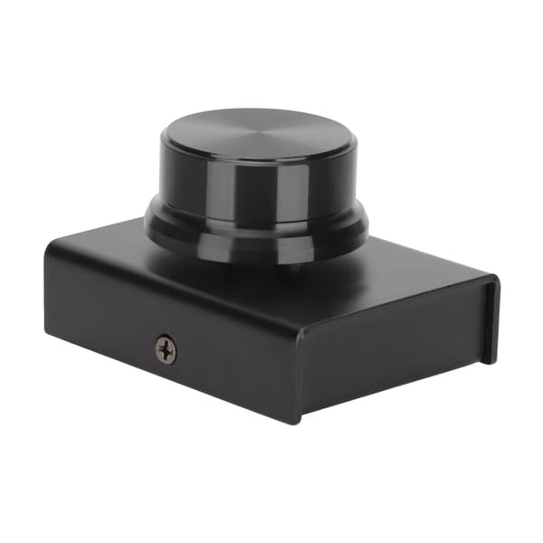 Sort USB Volumenkontrolknap En-knap Lydløs Metalkabinet 2m 6.6ft Kabel Windows