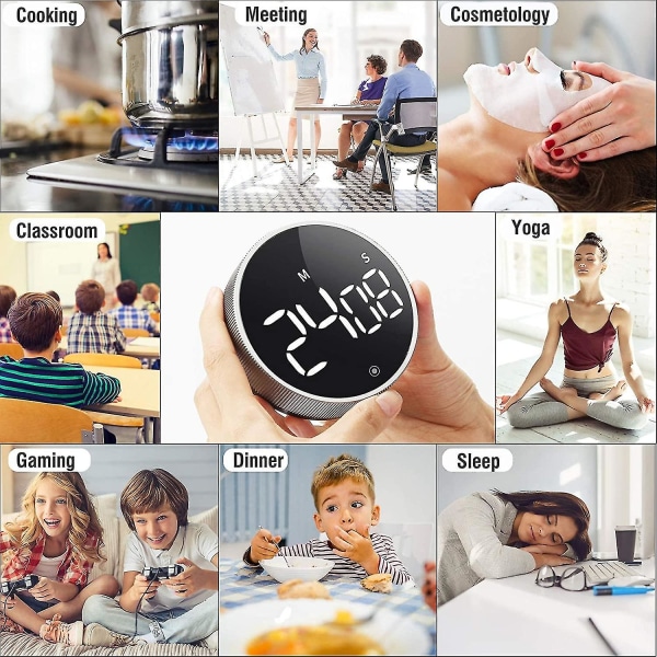 Kökstimer, Magnetic Countdown Led Digital Timer