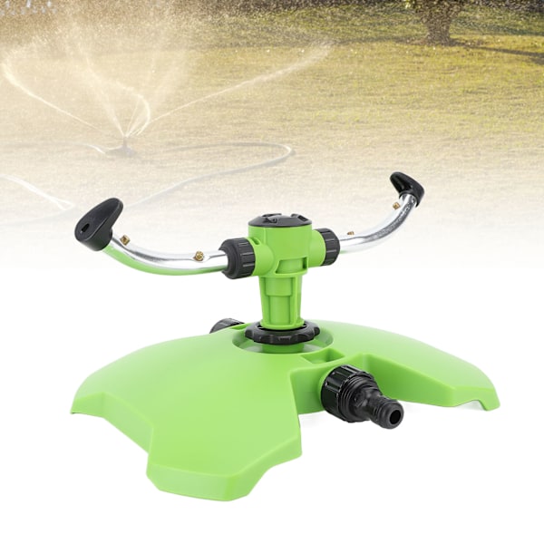 Automatisk Dual-Arm Plensprinkler System - Simulerer Regndråper for Effektiv Hagevanning