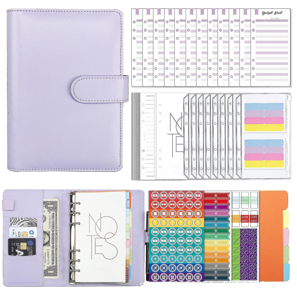 A6 Notebook Creative Cash Budget Finansiell planering Handbook
