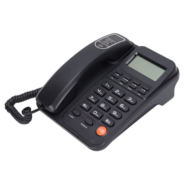 KXT2026CID Kontor Hotel Hjem Fastnettelefon 24 Ringetoner Support Sort