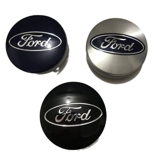 【DENGTU】4 stk sorte 60 mm bilhjulscenterkapsel logo-mærkat til Ford F