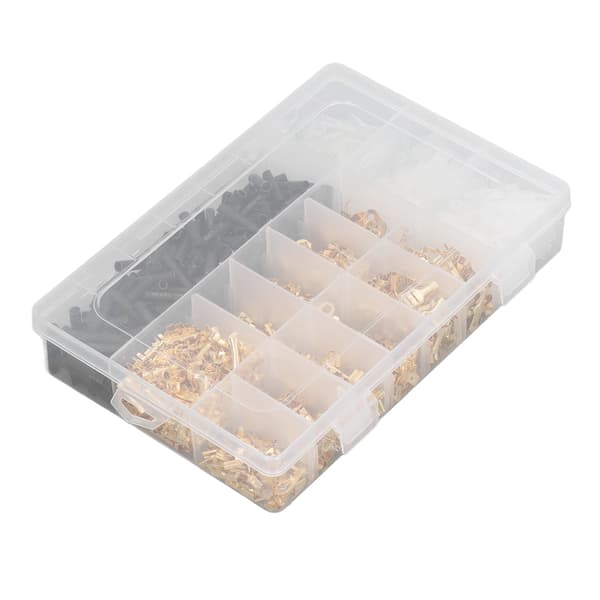 1050 Strand Wire Terminal Sæt 2.8mm 4.8mm 6.3mm Han Ring Spade Konnektor