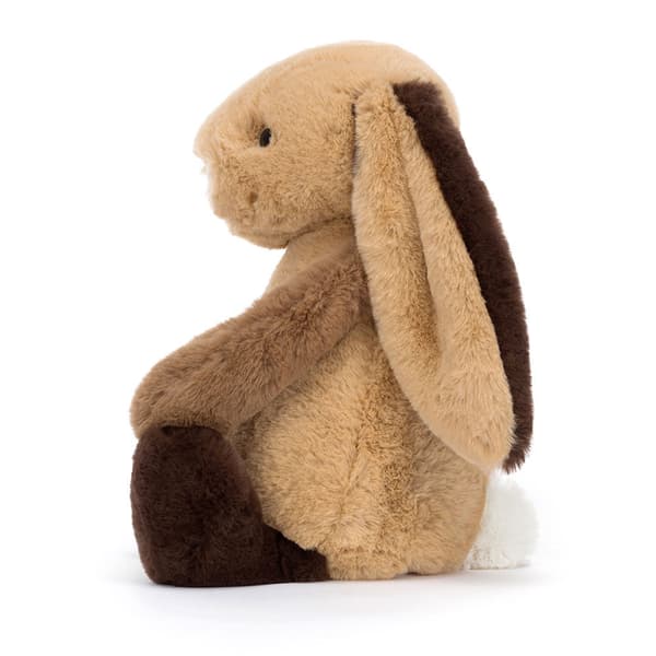Jellycat 31 cm Bashful Patchwork Brun Kanin plysdyr
