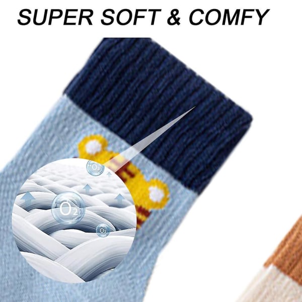 Toddler Pojkar Och Flickor Strumpor Vinterstrumpor 11-14cm