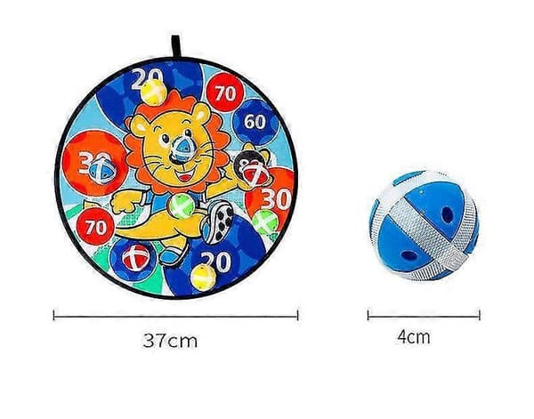 Dartskive legetøjssæt Børnedartskive med 8 klæbrige bolde, sjovt festspil legetøj Fruit Target