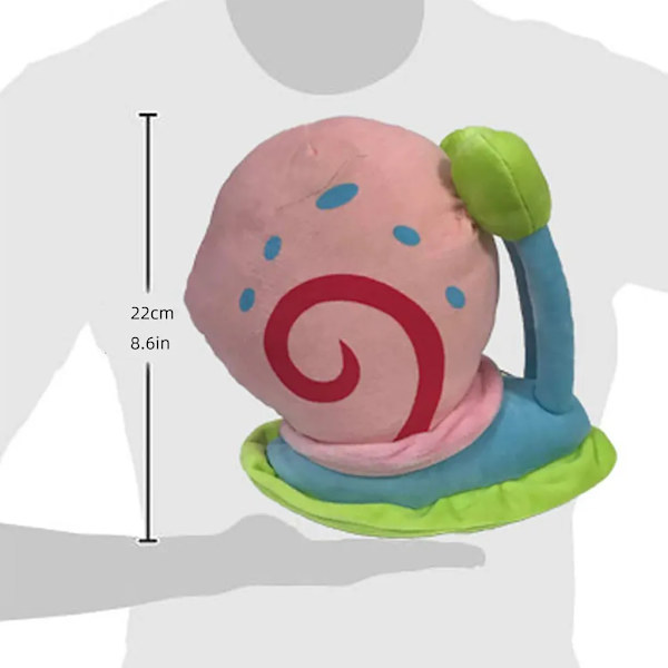 22 cm tygdockor, stoppad bomullsduksdocka tecknad mjuk, snigel Stil C