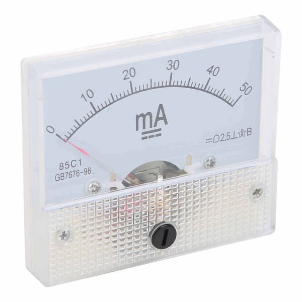 Høy Nøyaktighet 85C1 DC 0-50mA Panelmeter Amperemeter